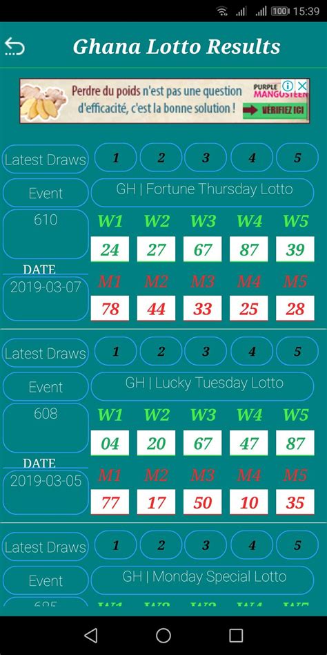 ghana lotto game result today